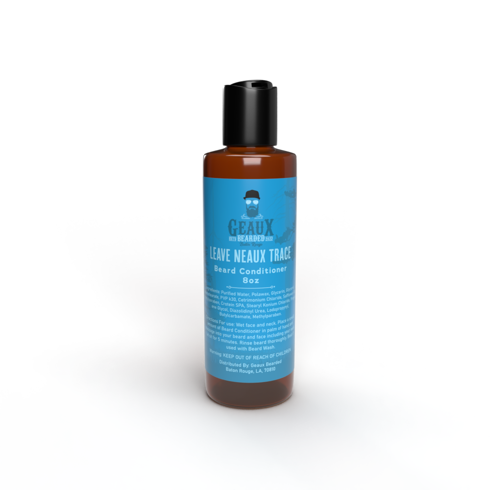 (Unscented) Leave Neaux Trace Beard Conditioner Geaux Bearded