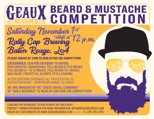 Beard and Mustache Competition 2025!
