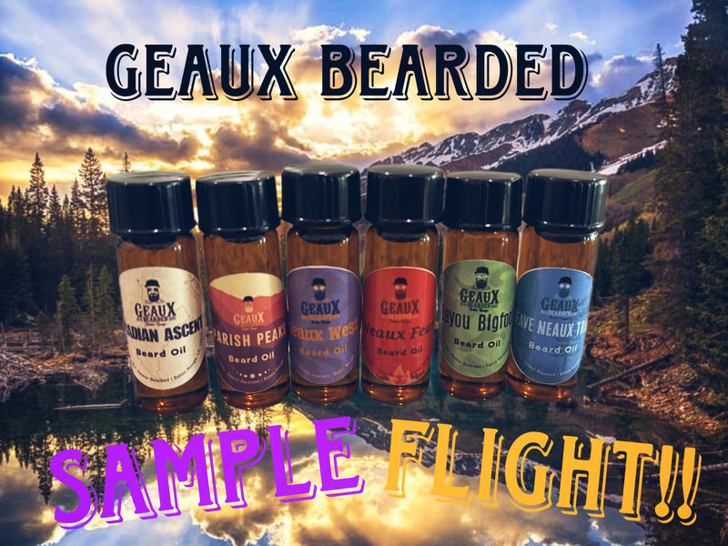 Beard Oil Sample Flight